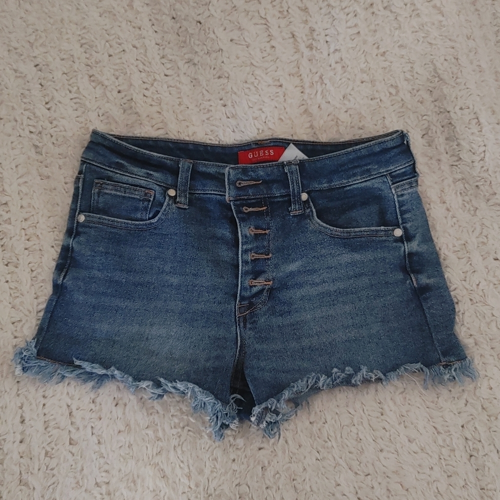 Denim Guess short-shorts
